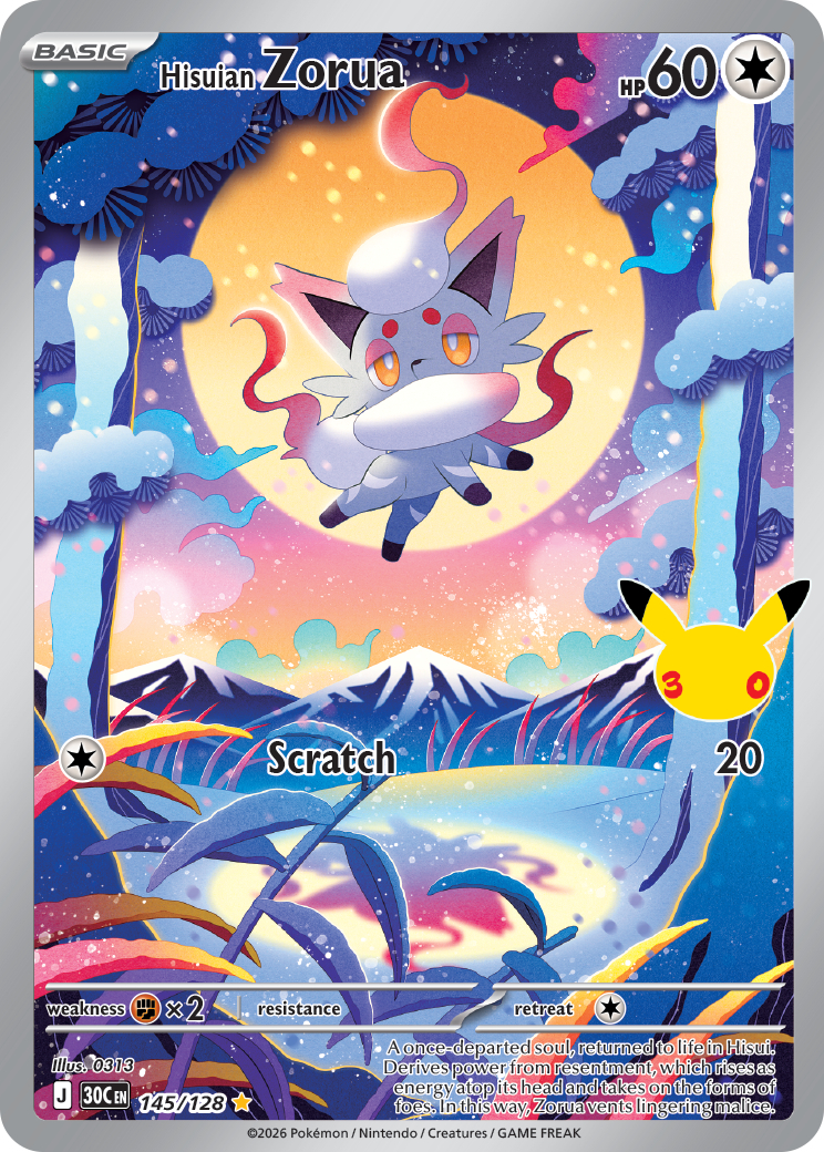 Hisuian Zorua card front
