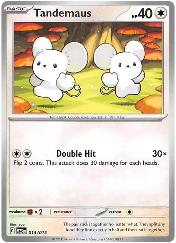Tandemaus card front