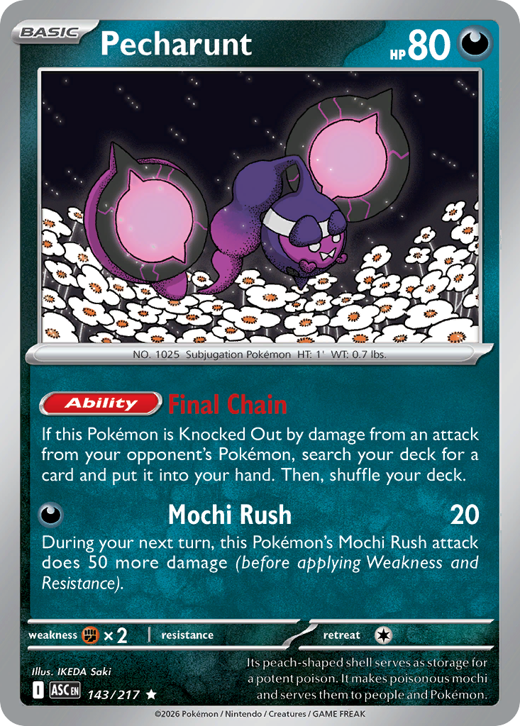 Pecharunt card front