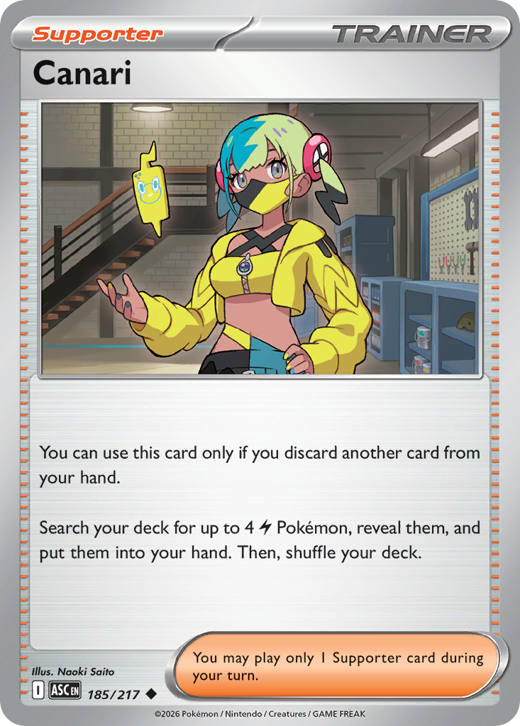 Canari card front