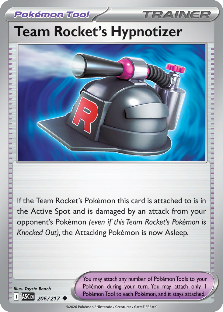 Team Rocket's Hypnotizer card front