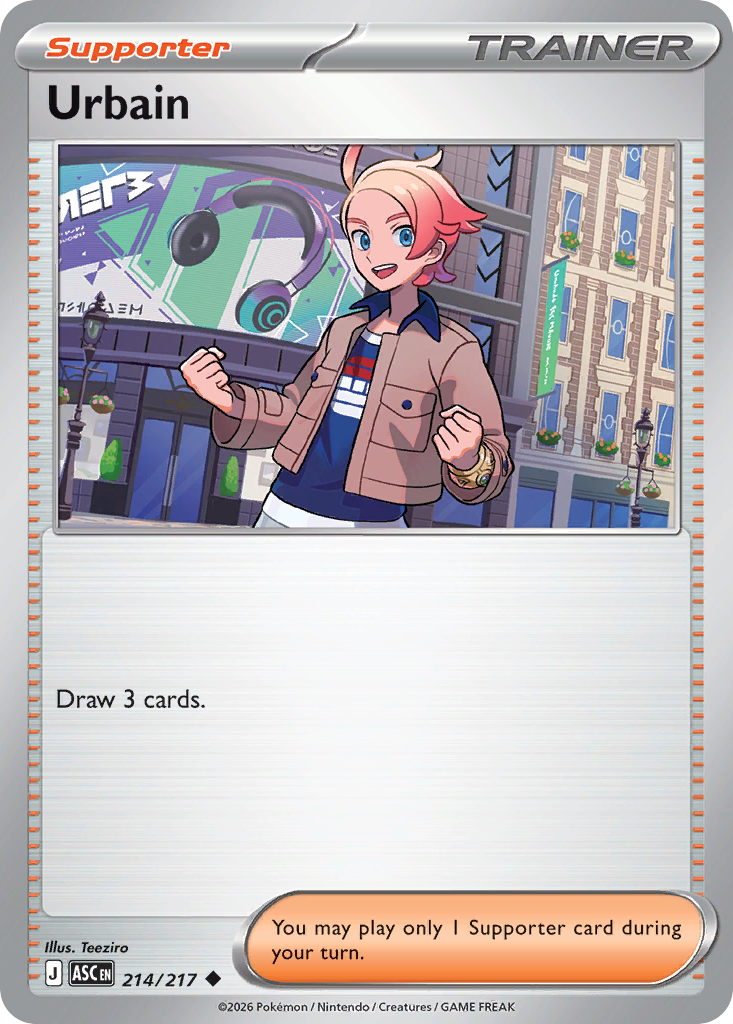 Urbain card front