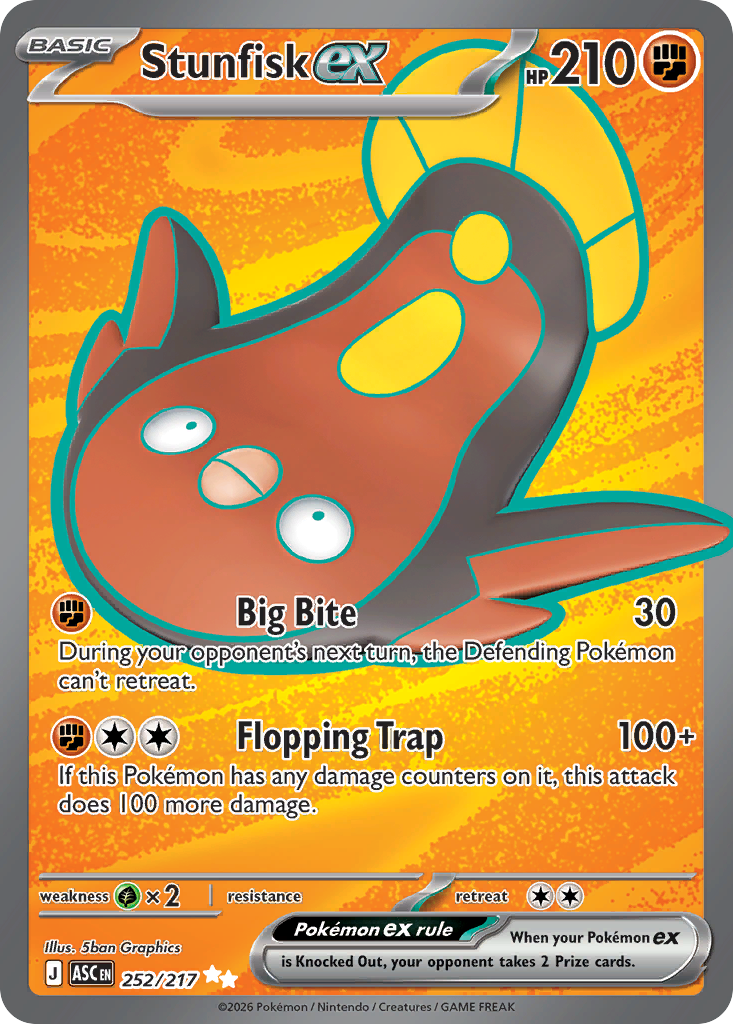 Stunfisk ex card front