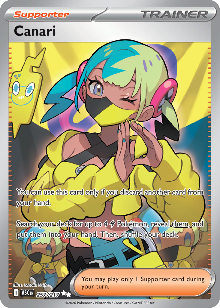 Canari card front