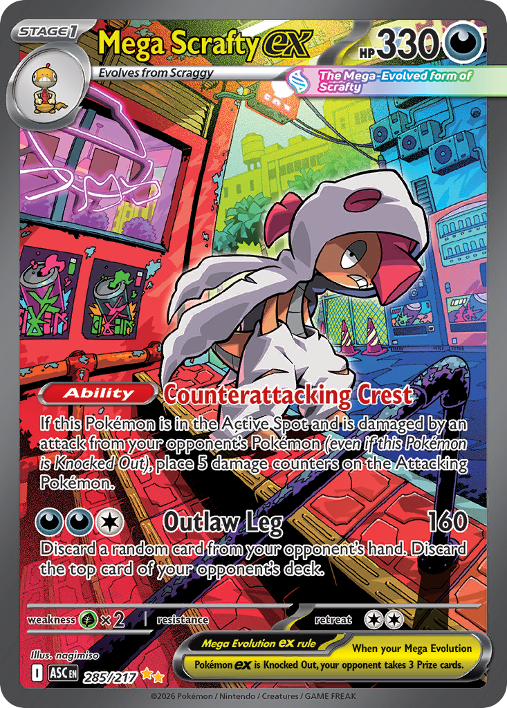 Mega Scrafty ex card front
