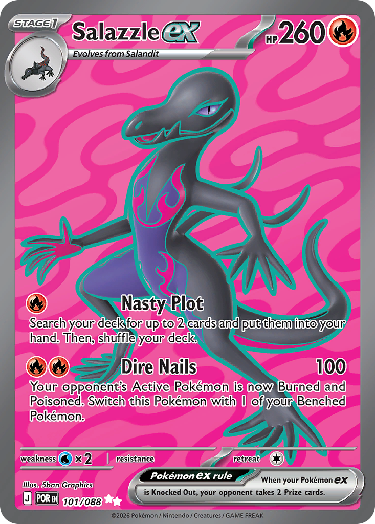 Salazzle ex card front