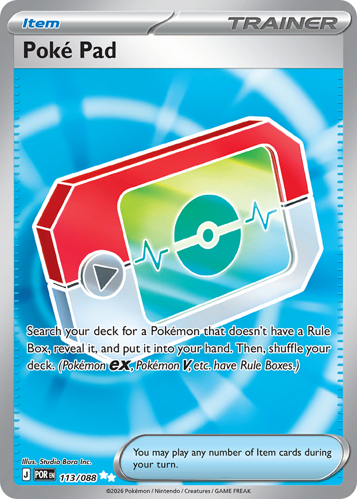Poké Pad card front