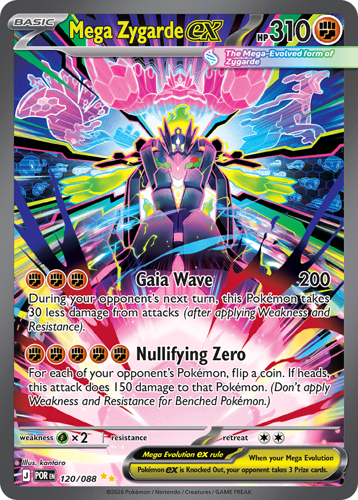 Mega Zygarde ex card front