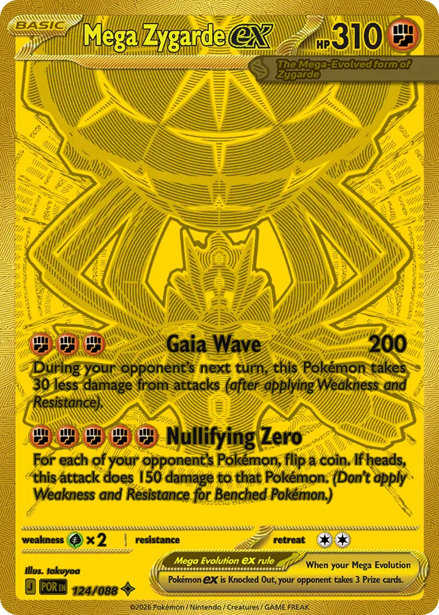 Mega Zygarde ex card front