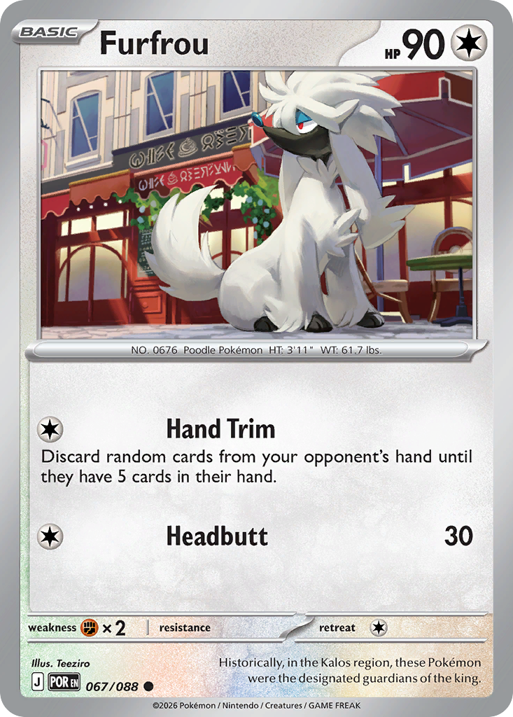 Furfrou card front