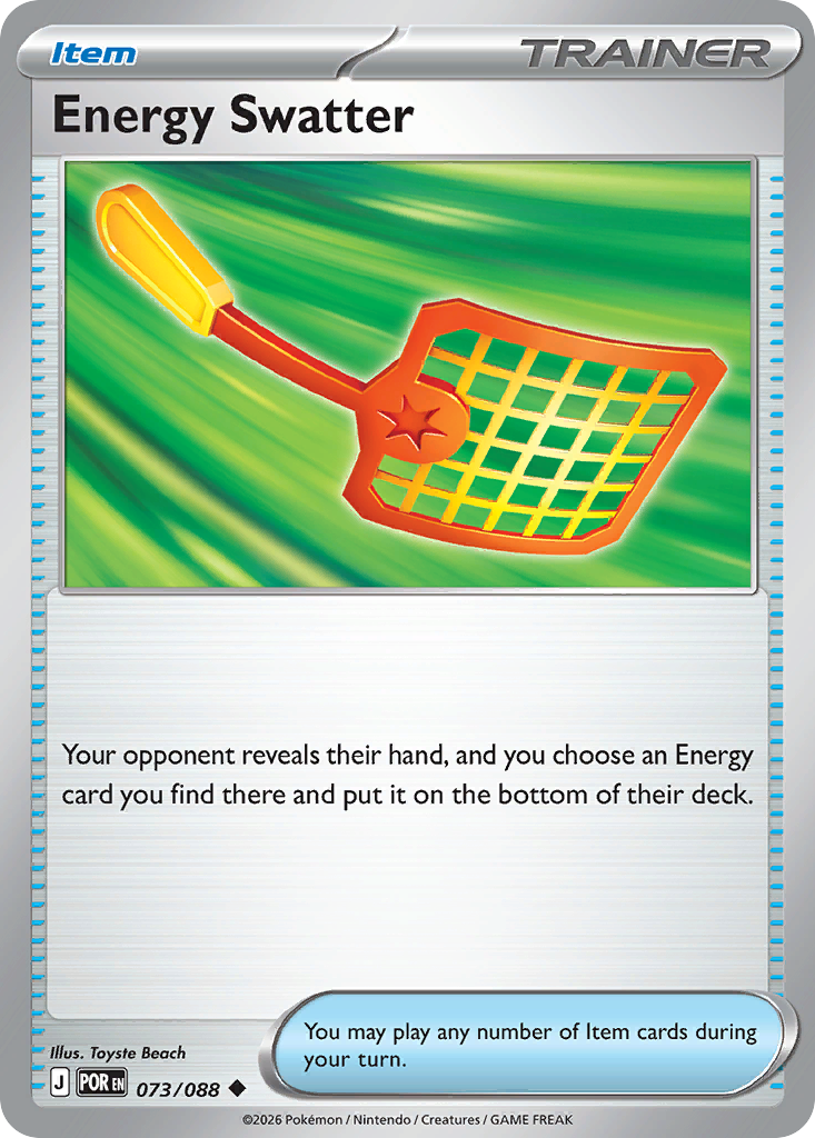Energy Swatter card front