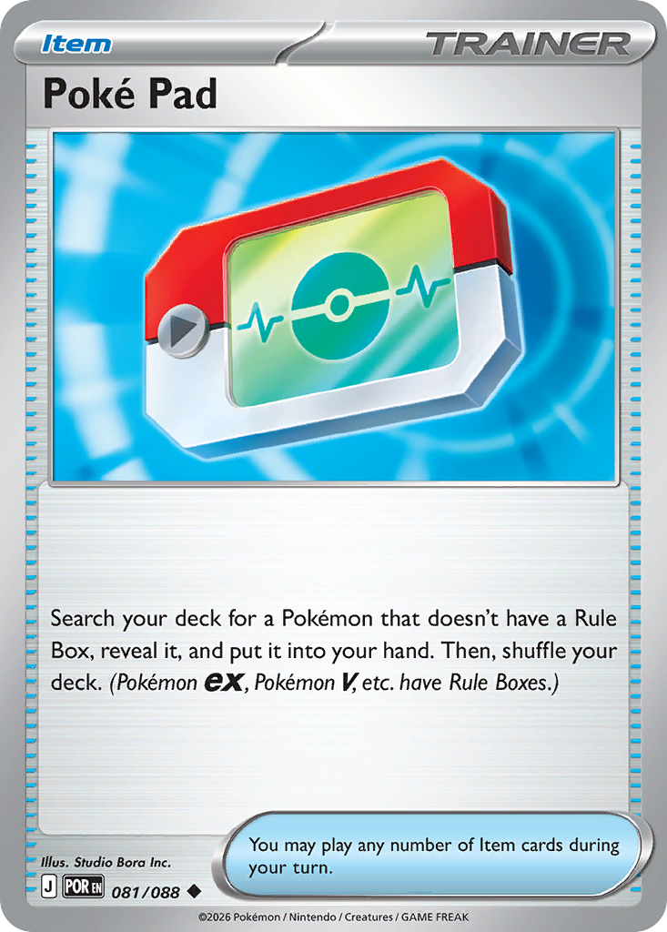 Poké Pad card front