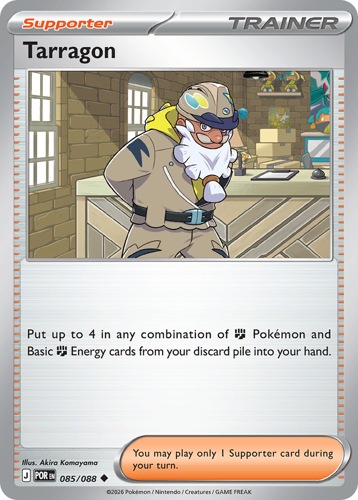Tarragon card front