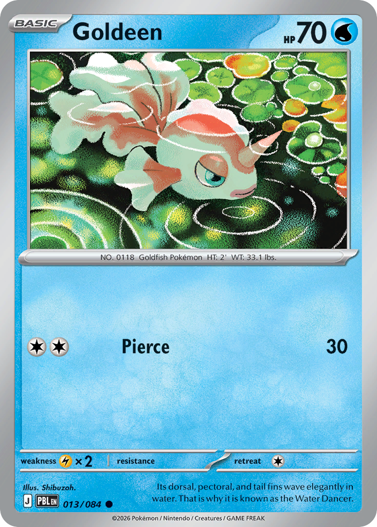 Goldeen card front
