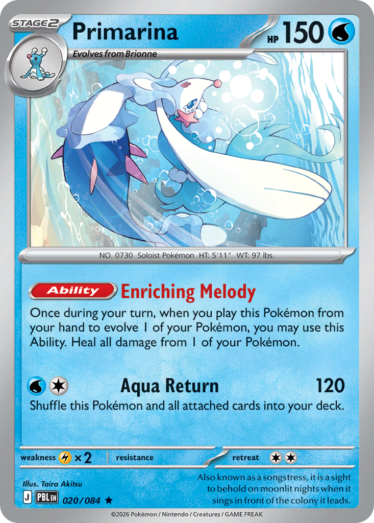 Primarina card front