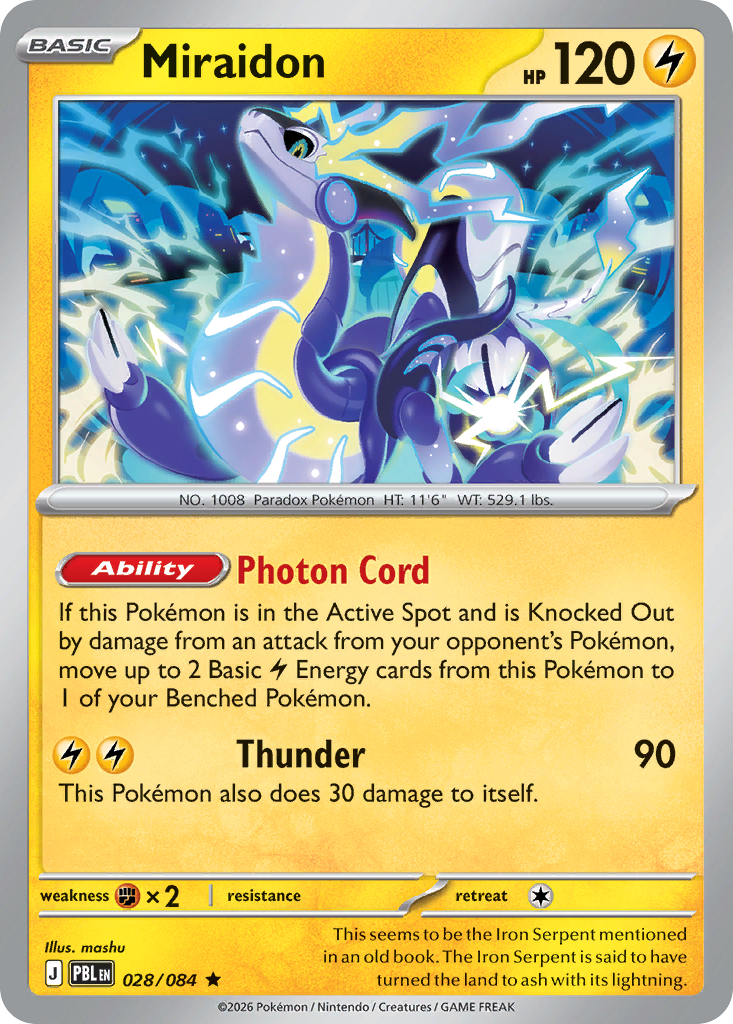 Miraidon card front