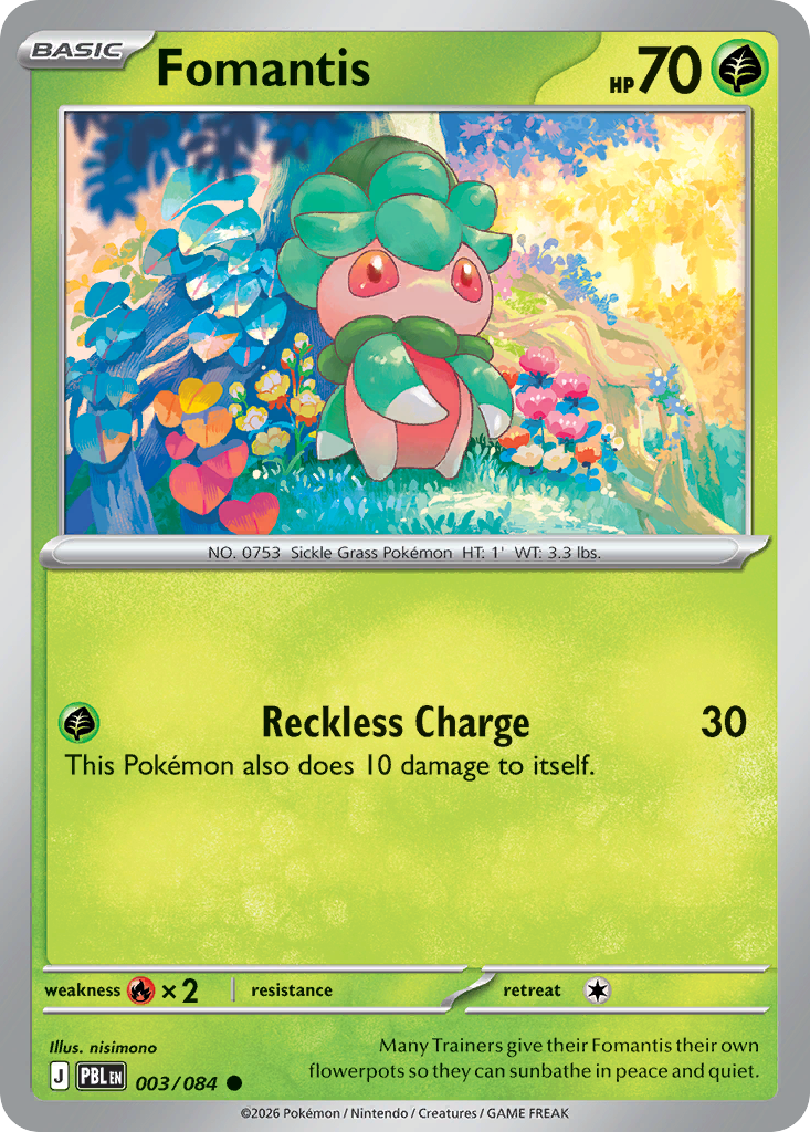 Fomantis card front