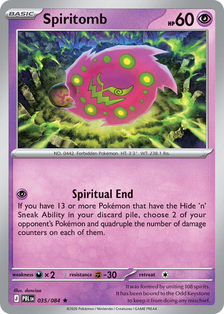 Spiritomb card front