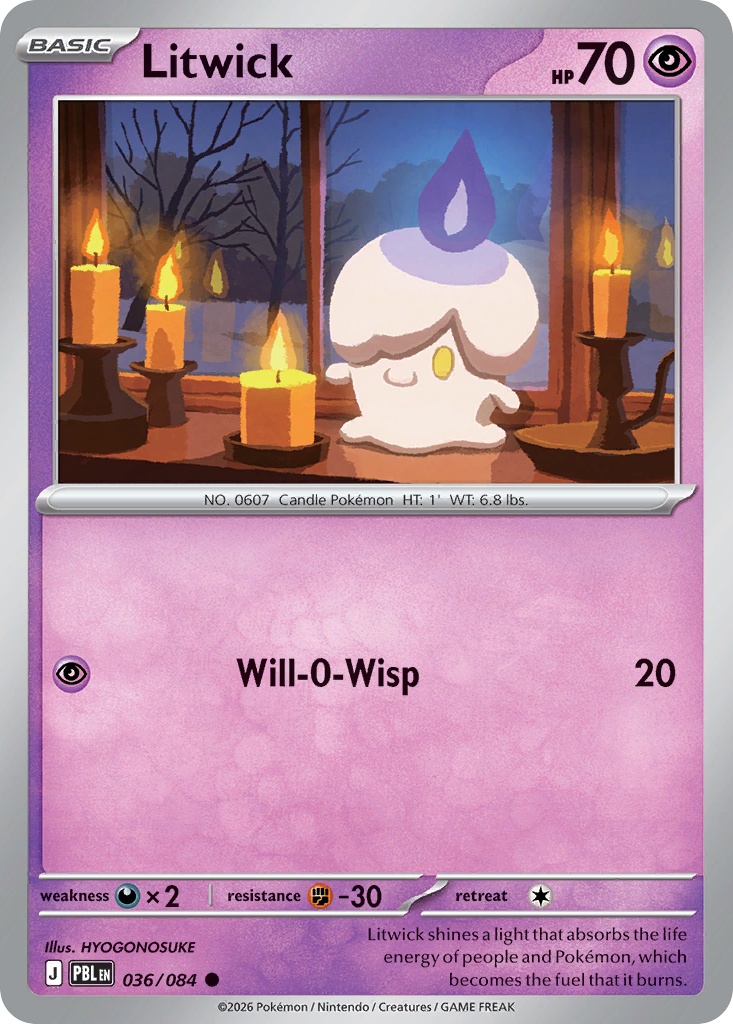 Litwick card front