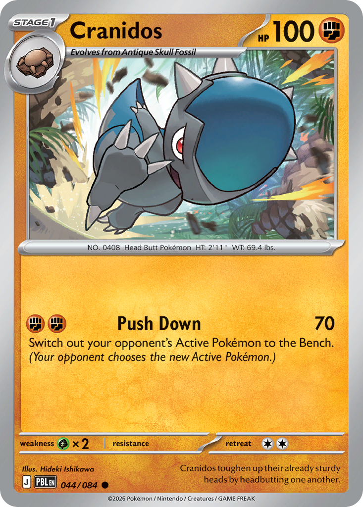 Cranidos card front