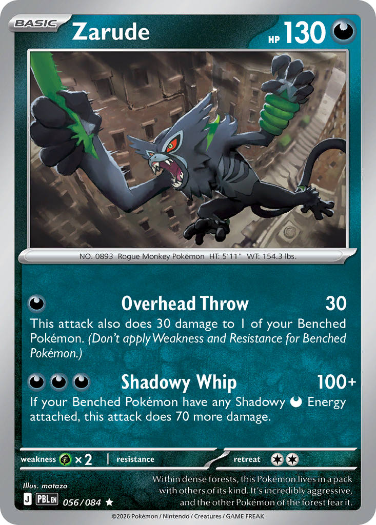 Zarude card front