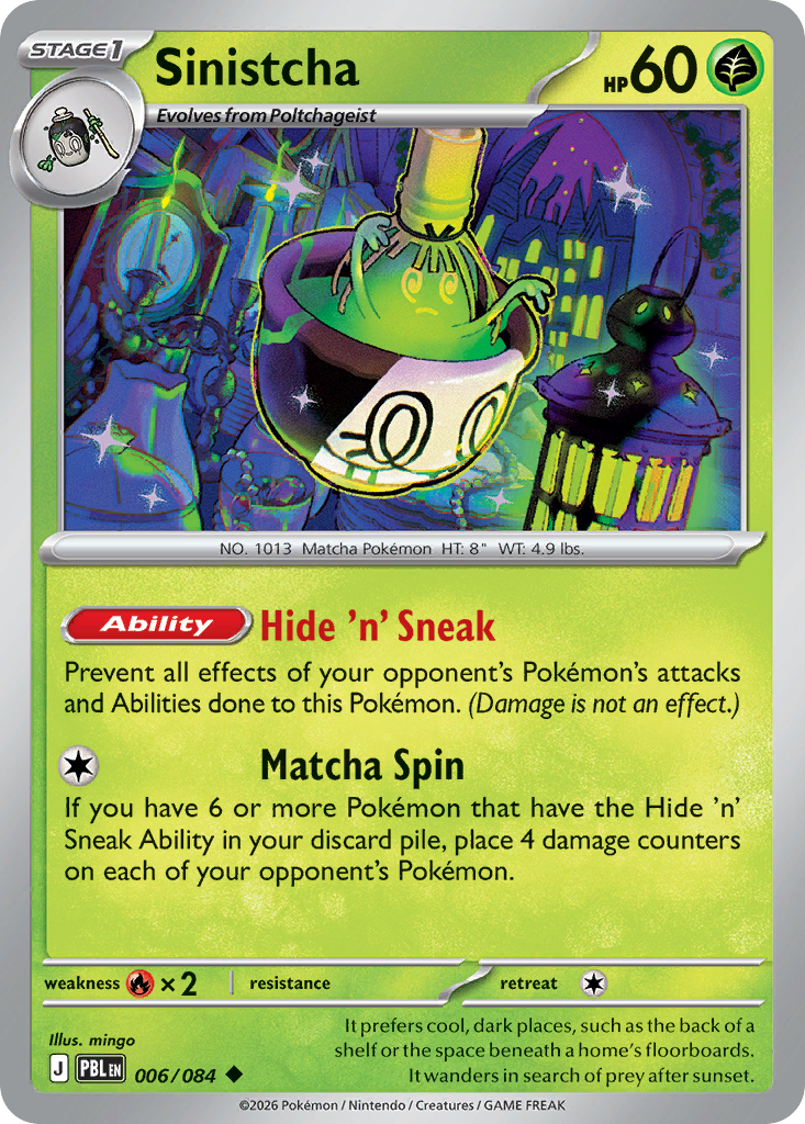 Sinistcha card front