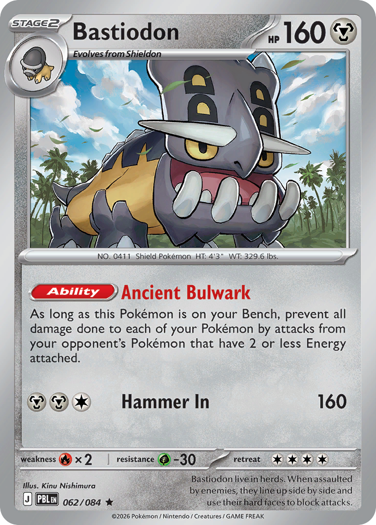 Bastiodon card front