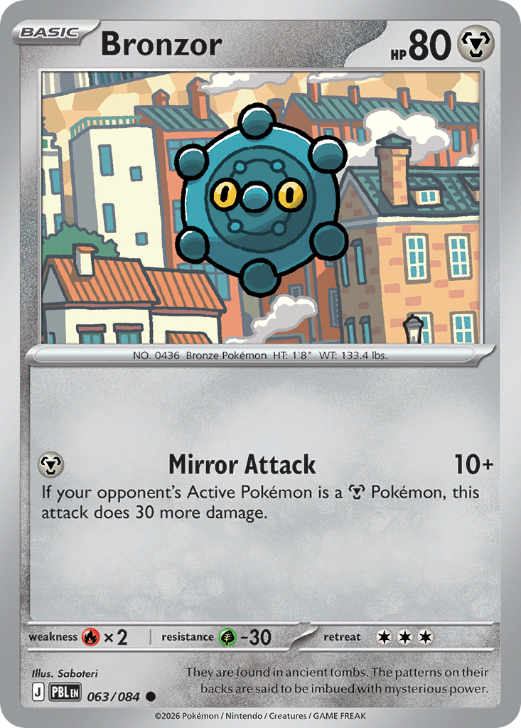 Bronzor card front
