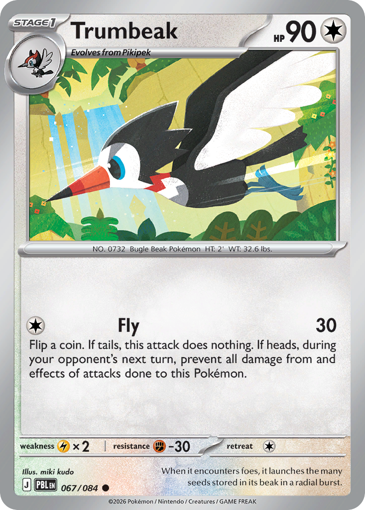 Trumbeak card front