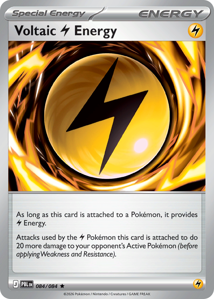Voltaic Lightning Energy card front