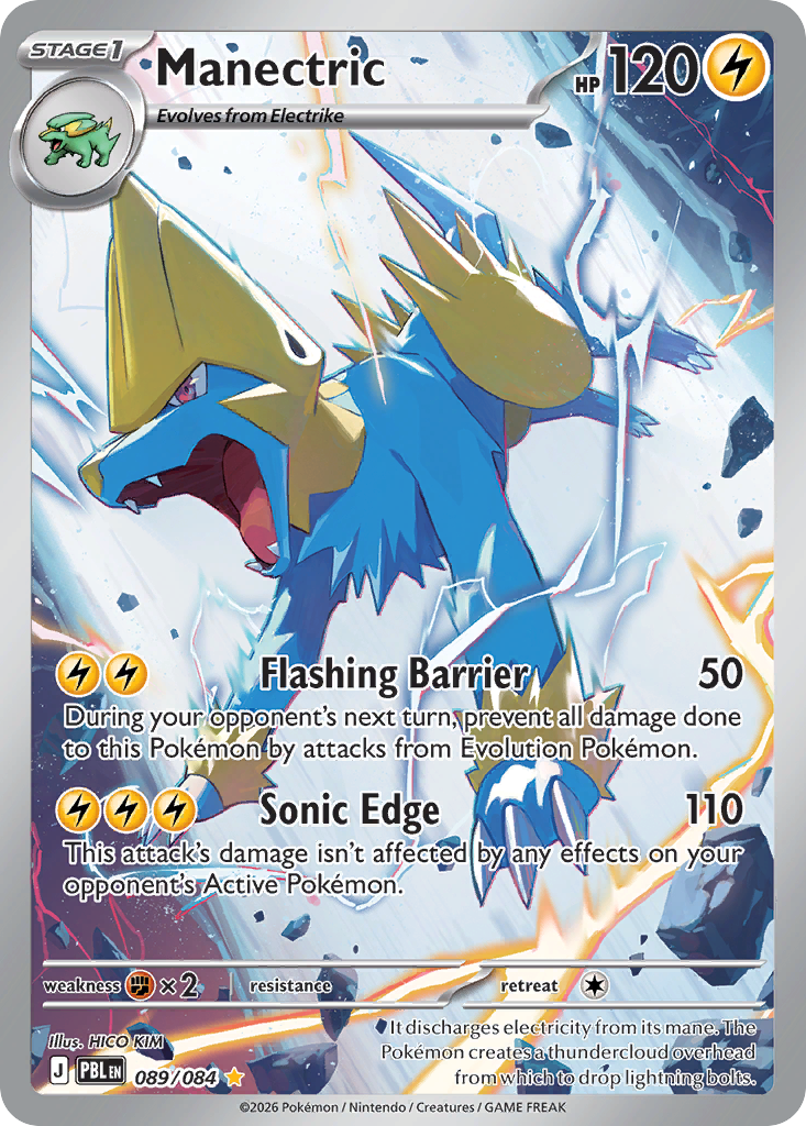 Manectric card front