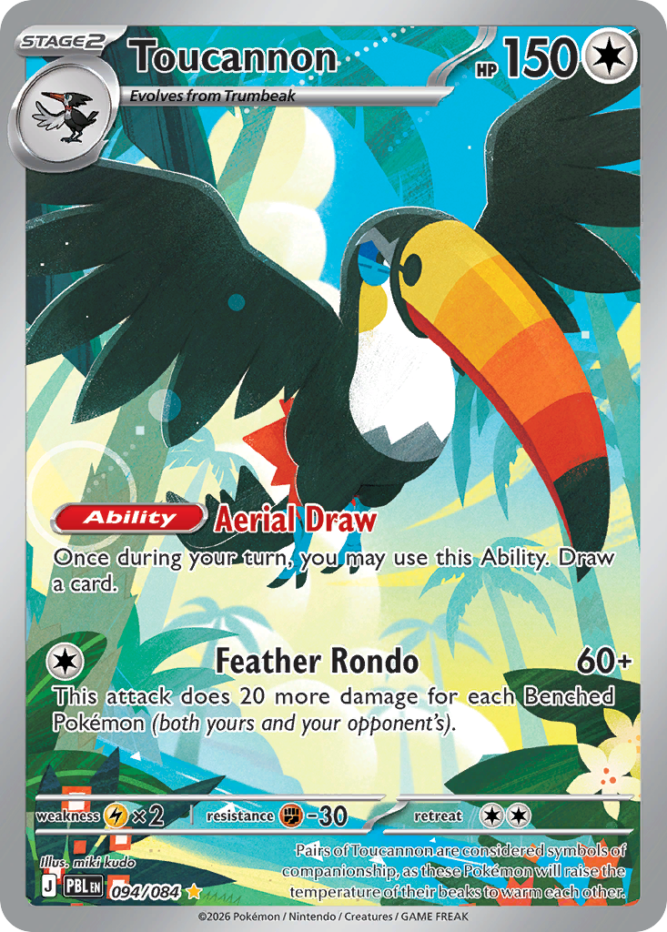 Toucannon card front
