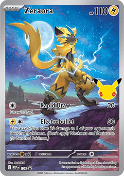 Zeraora card front