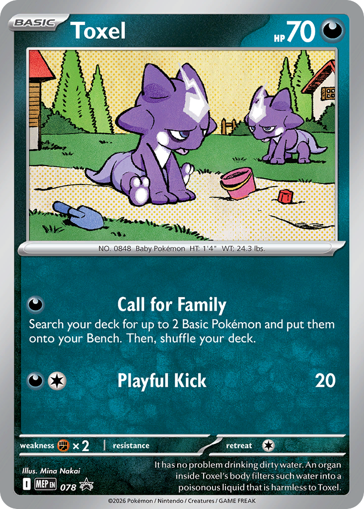 Toxel card front