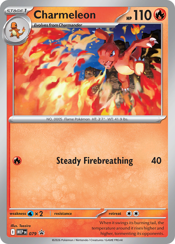 Charmeleon card front