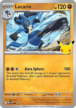 Lucario card front