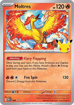 Moltres card front