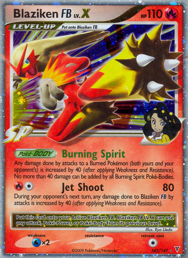 Blaziken FB LV.X card front