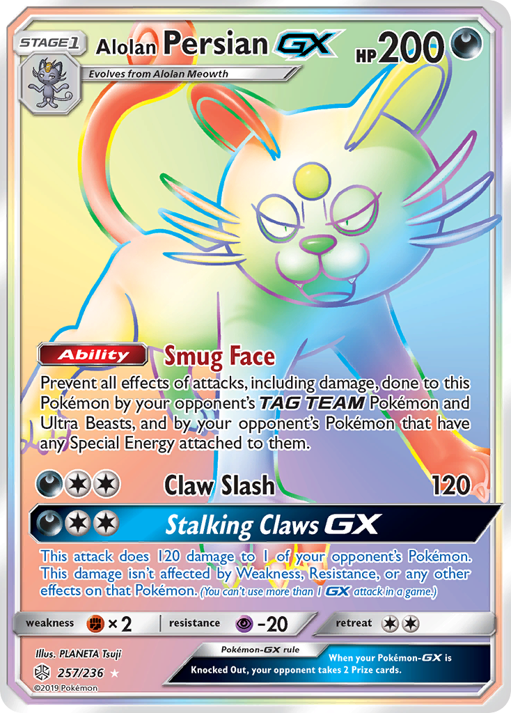 Alolan Persian-GX card front