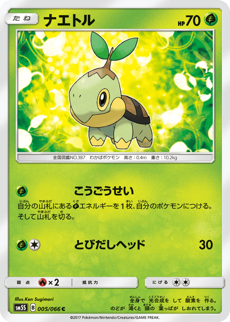 ナエトル card front