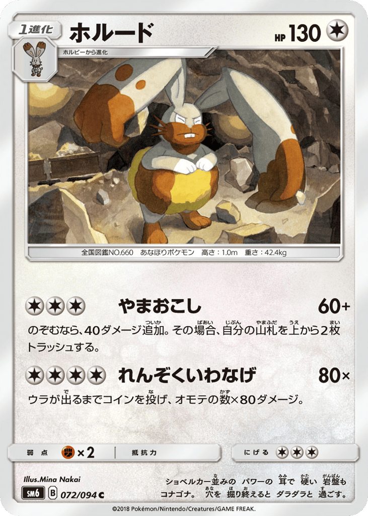 ホルード card front