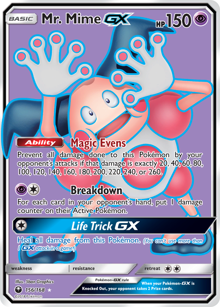 Mr. Mime-GX card front