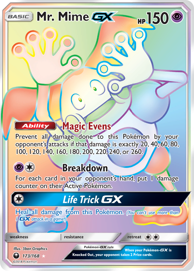 Mr. Mime-GX card front