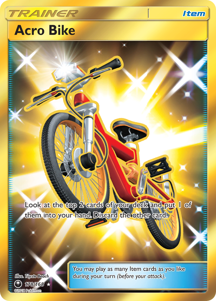 Acro Bike card front