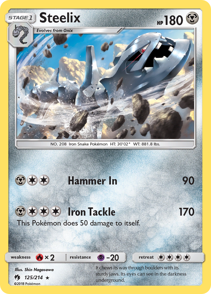 Steelix card front