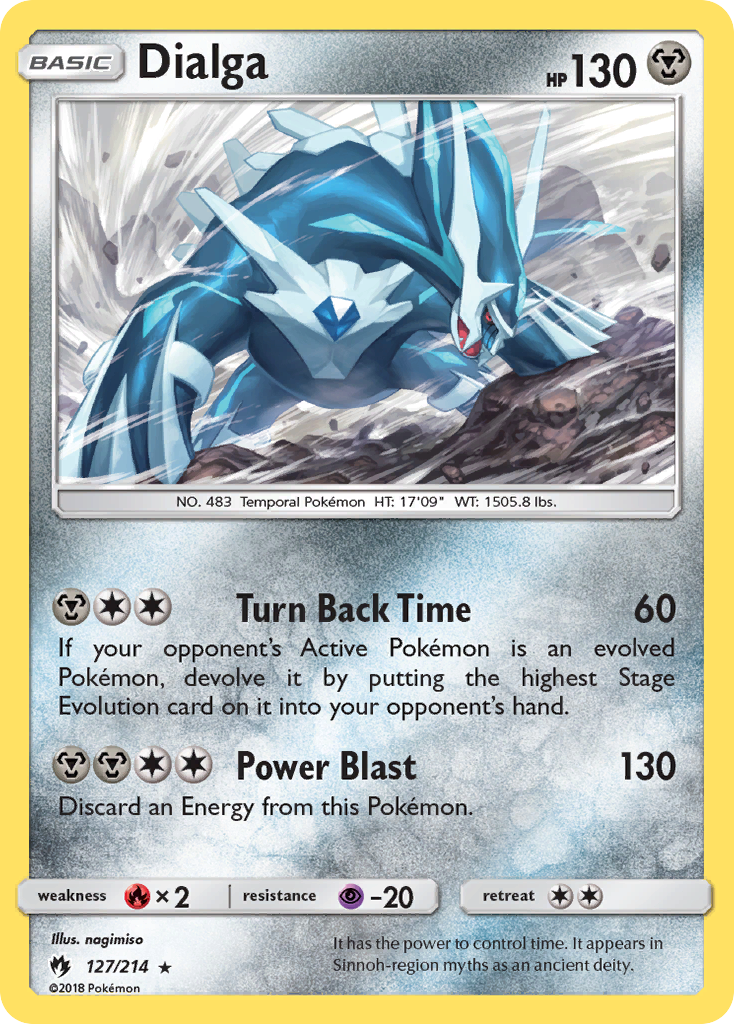 Dialga card front