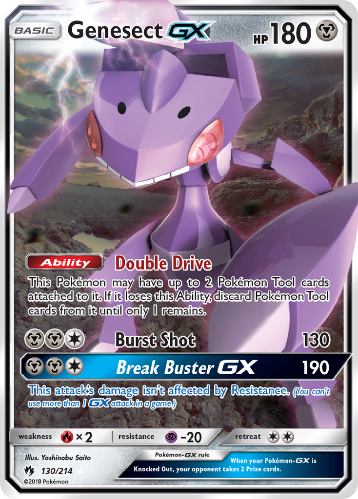 Genesect-GX card front