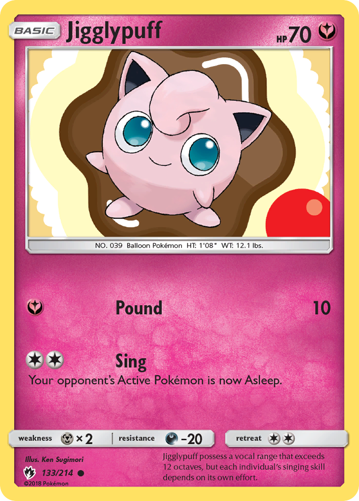 Jigglypuff card front