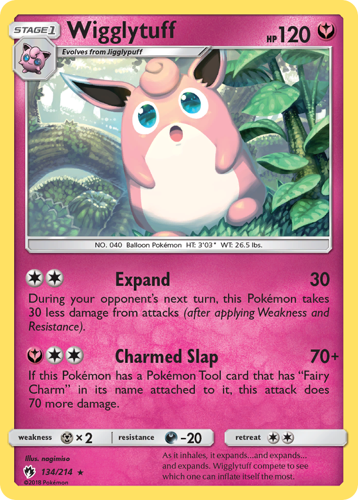 Wigglytuff card front