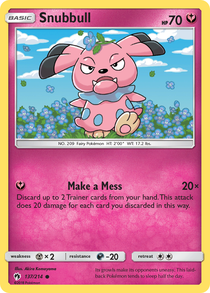 Snubbull card front